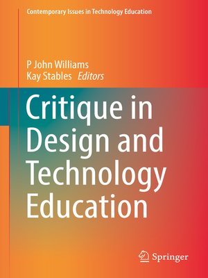 cover image of Critique in Design and Technology Education